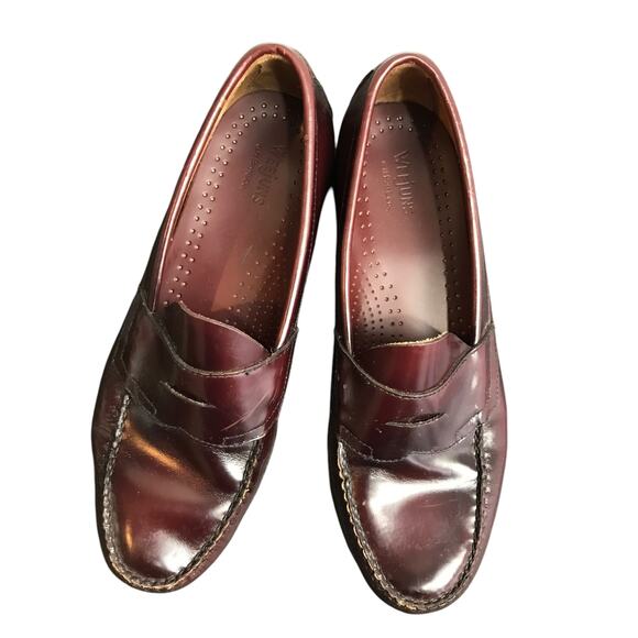 GH Bass & Co Penny Loafers Mens 10 Weejuns Brown Genuine Leather Shoes Slip-On - Picture 8 of 9